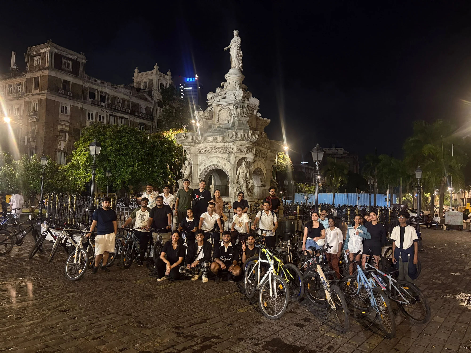 Coastal Riders Midnight Cycling group in Mumbai